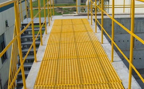 平臺(tái)鋼格板案例