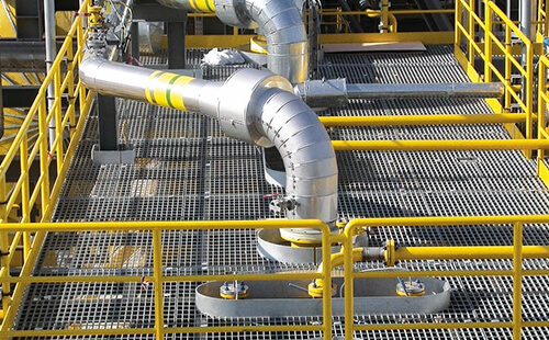 平臺(tái)鋼格板案例